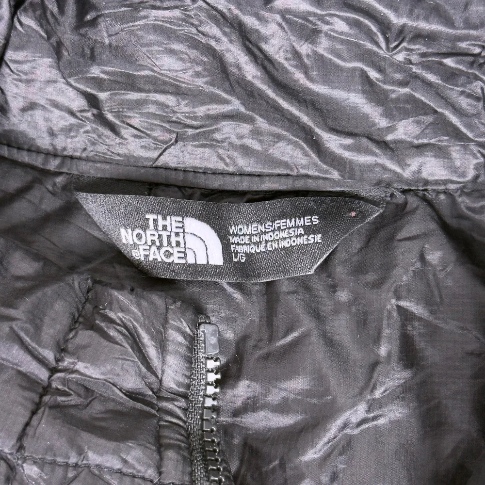 The North Face ThermoBall Eco Puffer Jacket Womens L Black Full Zip Quilted - Picture 4 of 6